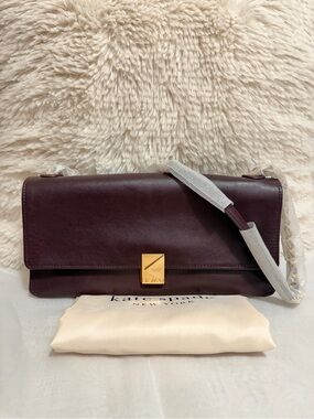 Kate Spade Deco Soft Shoulder Bag (BLACKBERRY JAM)